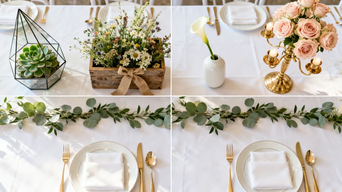 Center Table Decoration Ideas: Elevate Your Wedding Tablescape