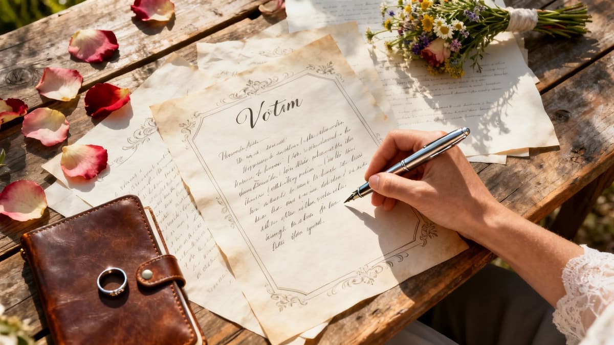 How to Write Wedding Vows That Truly Sound Like You