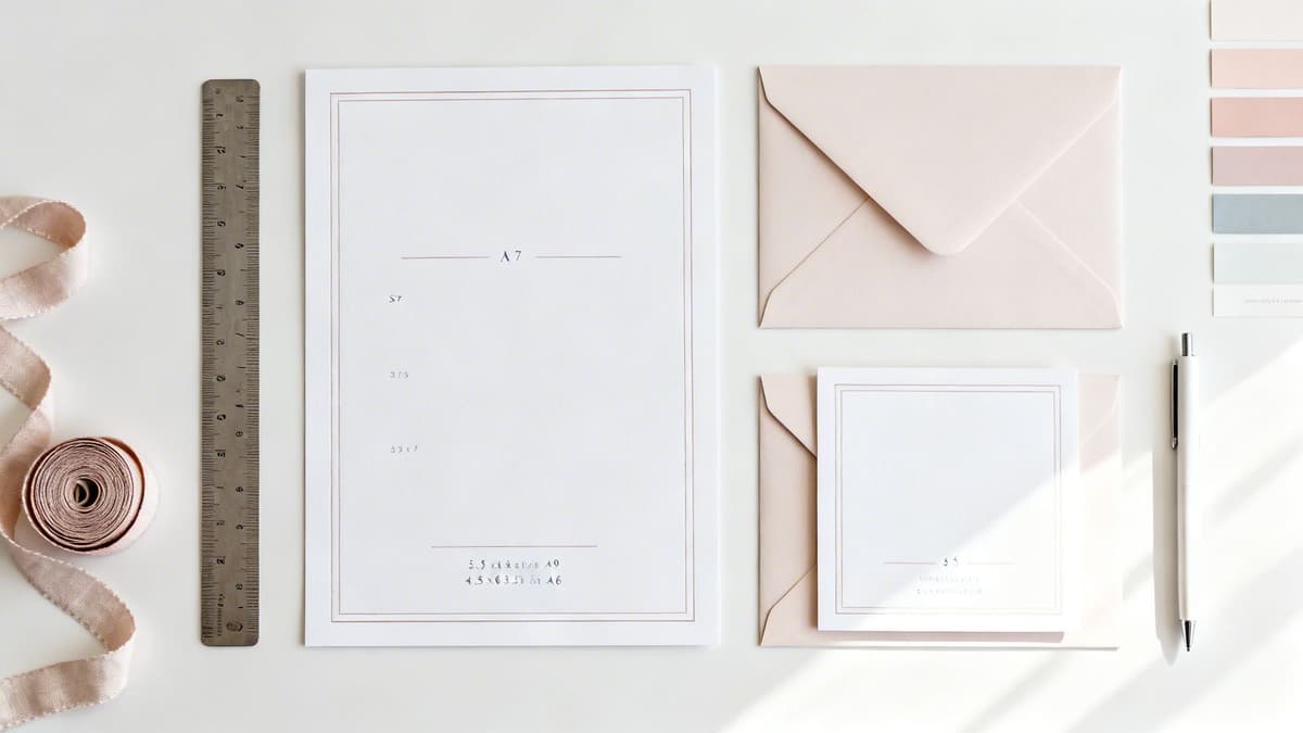 Your Guide to Choosing the Perfect Invitation Card Size