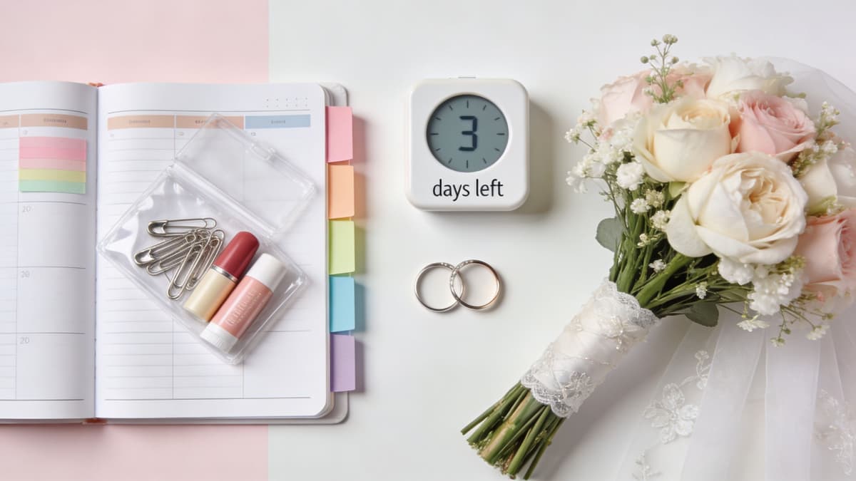 Your Last Minute Wedding Checklist: From Chaos to Calm