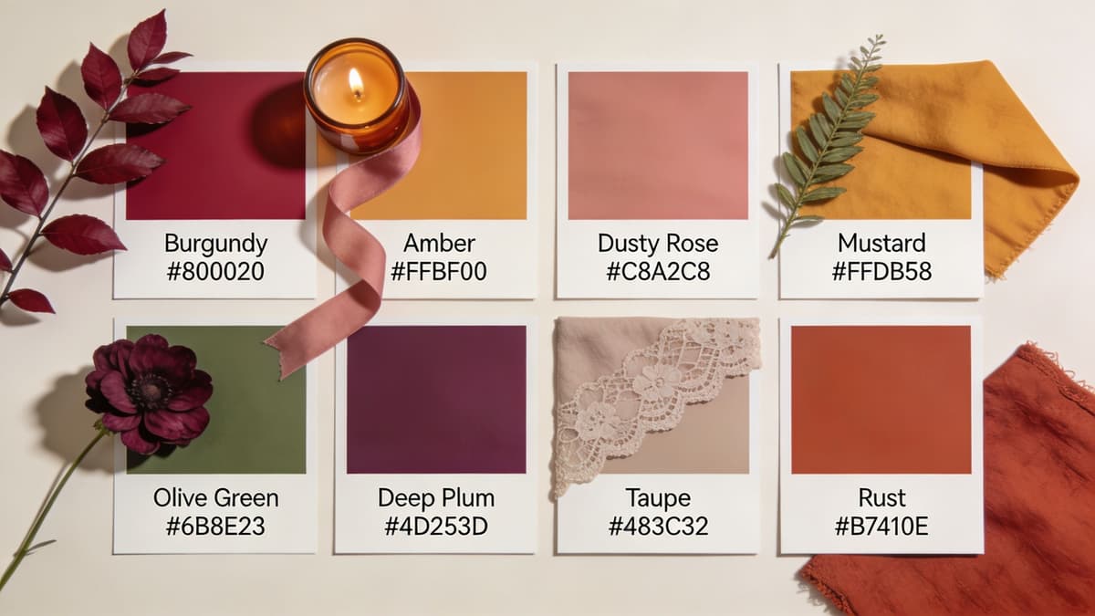 8 Best Wedding Colours Fall Trends for 2026