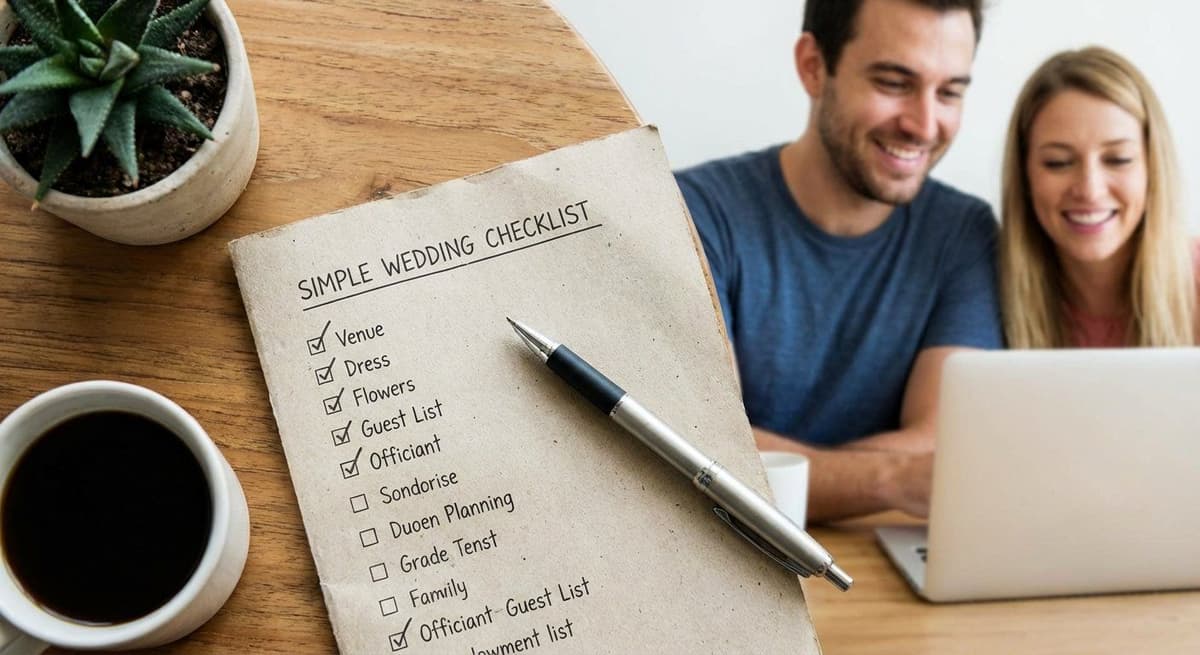 Simple Wedding Planning Checklist: Your 12-Month Guide to a Dream Wedding